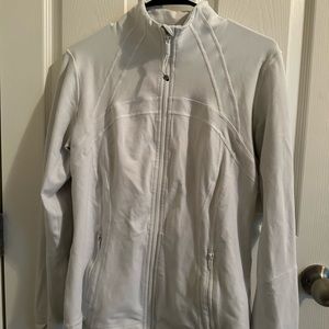 lululemon white align/define jacket